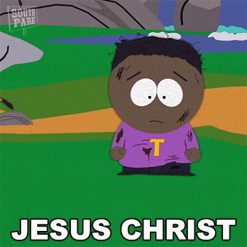 Jesus Christ Tolkien Black GIF - Jesus Christ Tolkien Black South Park GIFs