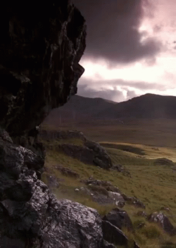 Trickle From Http://Headlikeanorange.Tumblr.Com/ GIF - Trickle Mountains Waterfall GIFs