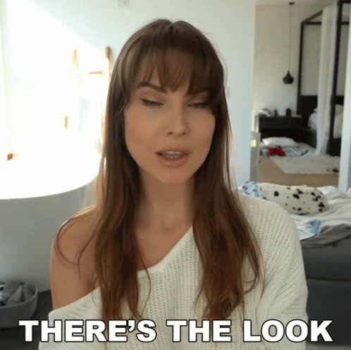 Theres The Look Amanda Cerny GIF - Theres The Look Amanda Cerny There Is The Result GIFs