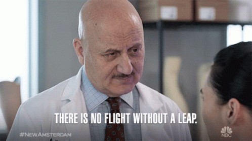 There Is No Flight Without A Leap Dr Vijay Kapoor GIF - There Is No Flight Without A Leap Dr Vijay Kapoor Anupam Kher GIFs