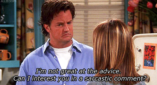 Which Can Be Bad When It'S Really Not A Good Time To Be Sarcastic. GIF - Sarcastic Advice Interest GIFs