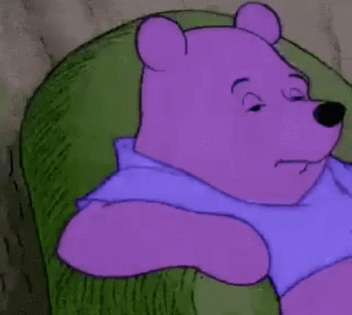 Joonsproof Purple Winnie Pooh GIF - Joonsproof Purple Winnie Pooh Borahae Pooh GIFs