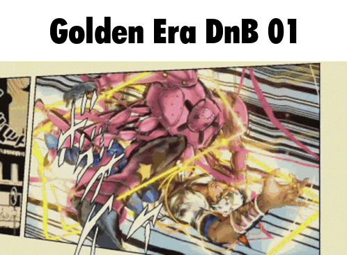 golden era dnb 01 is written on the bottom of the picture