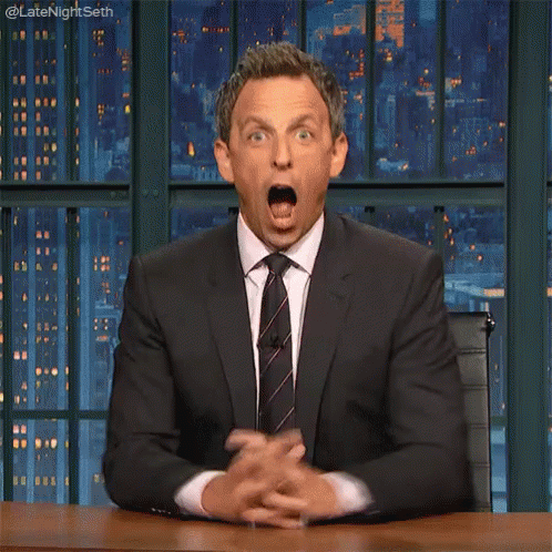 Shocked GIF - Seth Meyers Late Night Seth Lnsm GIFs