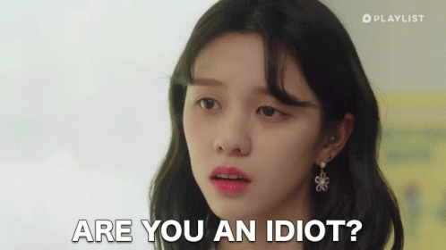 Are You An Idiot 우보미 GIF - Are You An Idiot 우보미 정혜린 GIFs