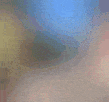 a blurred image of a man walking on a train track with the number 1/2 in the upper right corner