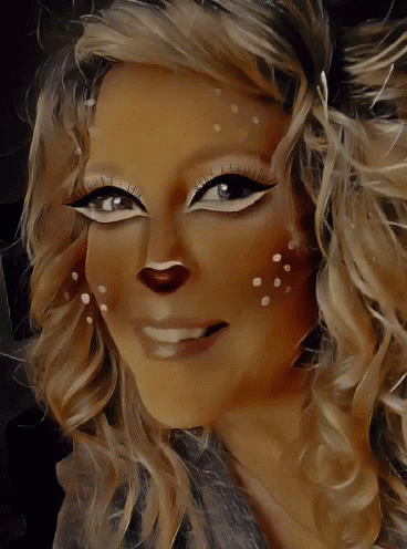Makeup Cat Face GIF - Makeup Cat Face Smile GIFs