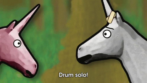 Drum Solo! GIF - Charlie The Unicorn Drum Solo GIFs
