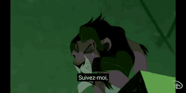 a cartoon says " et vous n'aurez plus jamais faim "