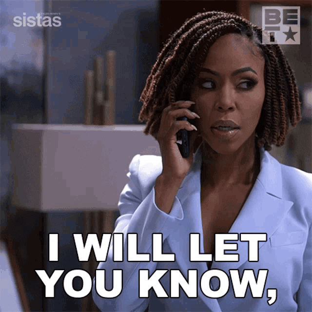 I Will Let You Know Okay Andi GIF - I Will Let You Know Okay Andi Andrea Barnes GIFs