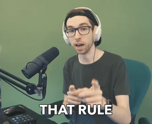 That Rule Brandon Clement GIF - That Rule Brandon Clement The Rule GIFs