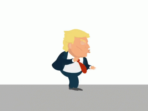 Trump Running GIF - Trump Running Whistling GIFs