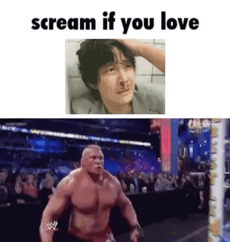 a picture of a man with a bloody nose next to a picture of a wrestler with a bloody nose .