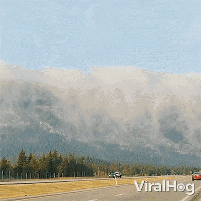 Waterfall Of Clouds Viralhog GIF - Waterfall Of Clouds Viralhog Clouds GIFs