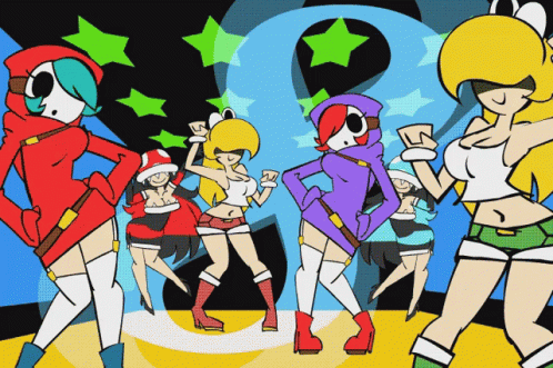 Shy Girls Super Mario GIF - Shy Girls Super Mario Dance GIFs