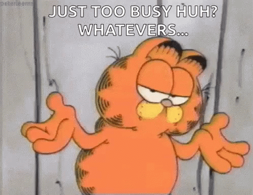 Garfield Idk GIF - Garfield Idk Sorry Not Sorry GIFs