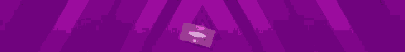 the word hexa is written in white on a pink background