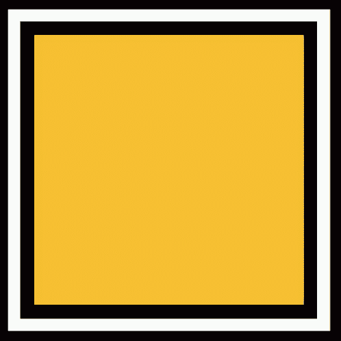 a gray and yellow square with a white star in the middle
