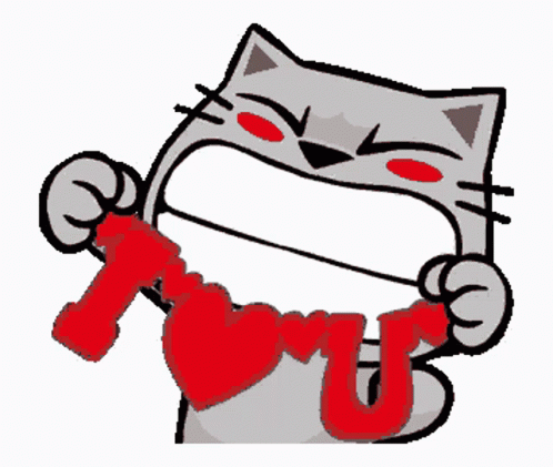 Love Cat GIF - Love Cat Cut Paper GIFs