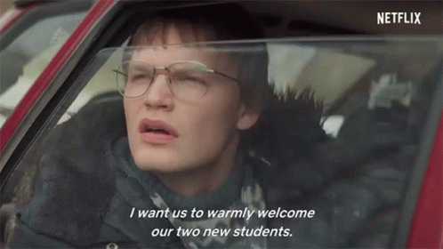 I Want Us To Warmly Welcome Our Two New Student Check GIF - I Want Us To Warmly Welcome Our Two New Student Check Fresh Air GIFs