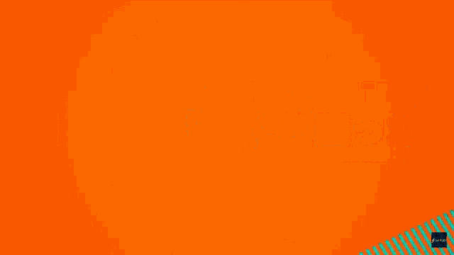 a cartoon character with white hair and red eyes is standing in a square on an orange background
