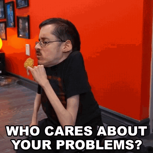 Who Cares About Your Problems Ricky Berwick GIF - Who Cares About Your Problems Ricky Berwick None Of My Business GIFs