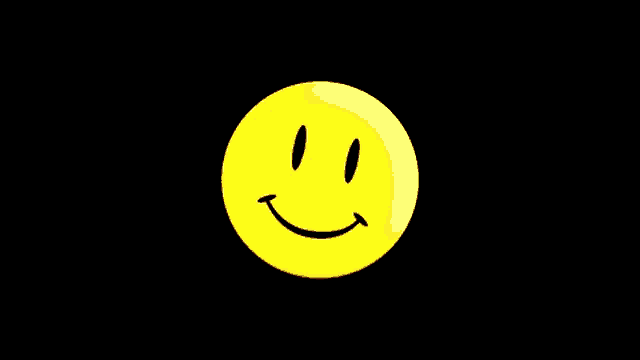 a yellow smiley face with blood coming out of it