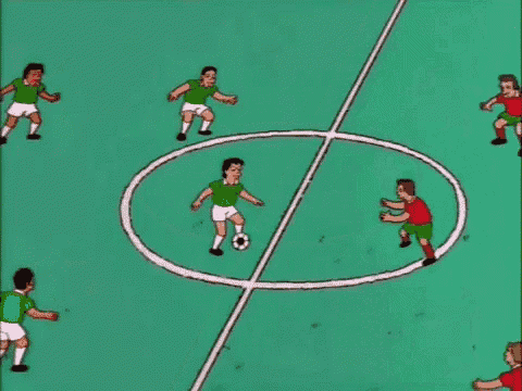 Soccer Cartoon GIF - Soccer Cartoon Pass GIFs