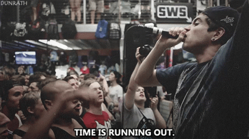 Alex Time Is Running Out GIF - Alex Time Is Running Out Party GIFs