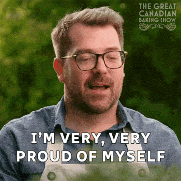 I'M Very Very Proud Of Myself Andrew GIF - I'M Very Very Proud Of Myself Andrew The Great Canadian Baking Show GIFs