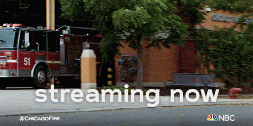 Streaming Now Chicago Fire GIF - Streaming Now Chicago Fire Fire Truck GIFs