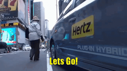 Hertz Hertz Electric Cars GIF