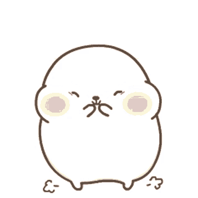 a cartoon character with a heart on its head .