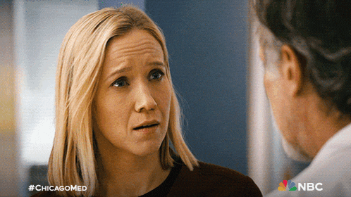 a woman is talking to a doctor with #chicagomed written on the bottom