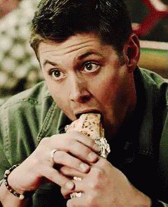 Dean Winchester GIF - Dean Winchester Eating GIFs