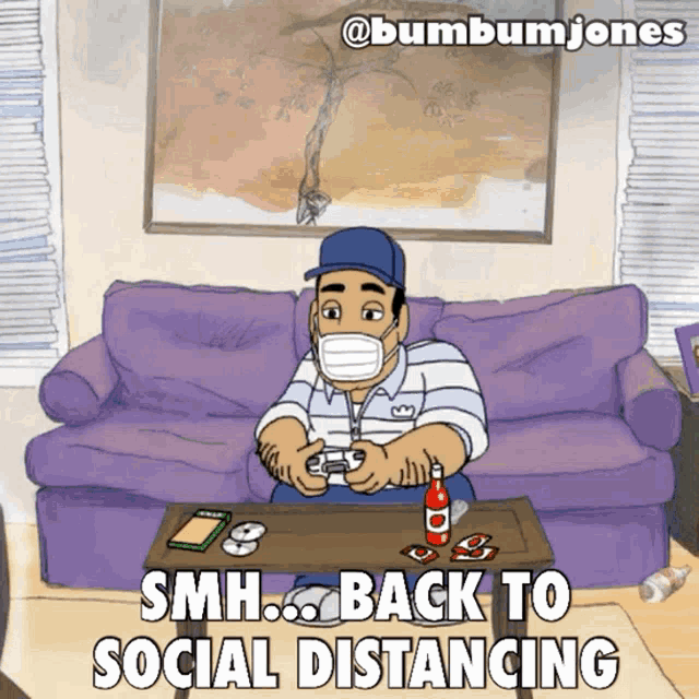 Social Distancing Gamer GIF - Social Distancing Gamer Bumbumjones GIFs