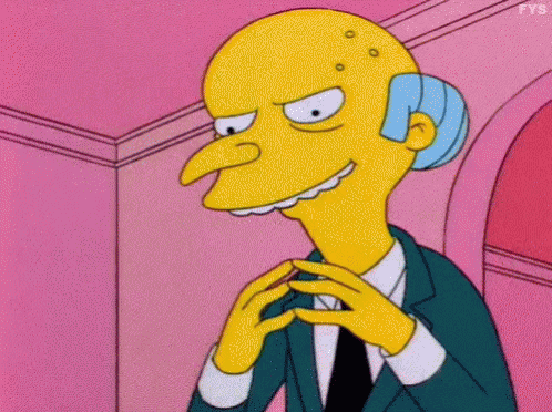 Intrigued GIF - Mr Burns The Simpsons Interesting GIFs