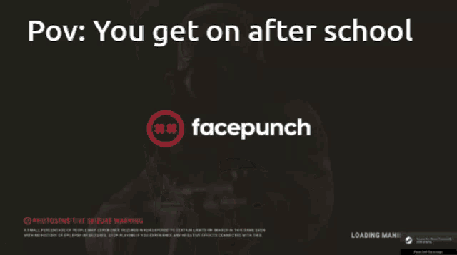 a screenshot of a video game with the words " pov you get on after school "