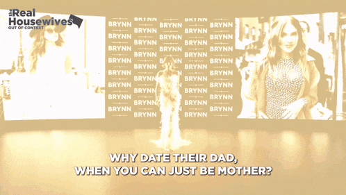 why date their dad when you can just be mother written on a wall