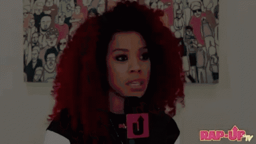 Keyshia Cole Explain GIF - Keyshia Cole Explain Red Head GIFs