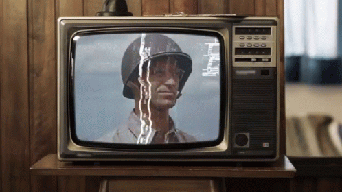 Salute Old Television GIF - Salute Old Television Soldier GIFs