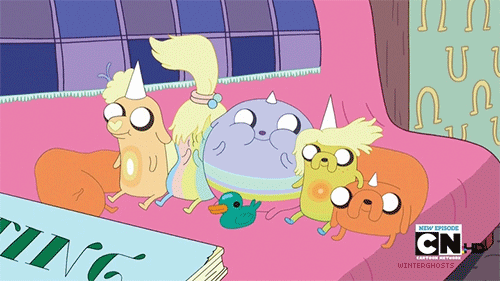 Aaw GIF - Adventure Time Baby Rainicorn GIFs