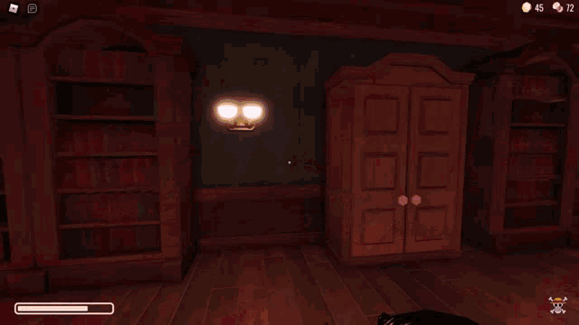 a close up of a person 's mouth in a video game with the number 45 on it