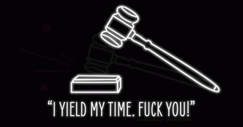 I Yield My Time Fuck You Crooked Media GIF - I Yield My Time Fuck You Crooked Media Pod Save America GIFs