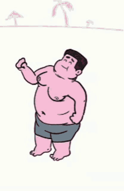a cartoon of a man with the word eita porra on the bottom right