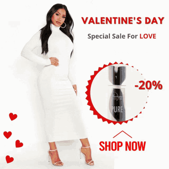 a valentine 's day special sale for love is being advertised