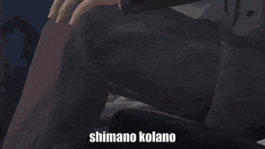 a man in a suit is sitting in a car and the word shimano kolano is on the bottom
