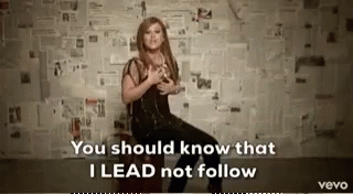Kelly Clarkson Mr Know It All GIF - Kelly Clarkson Mr Know It All Lead Not Follow GIFs