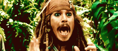 Jack Sparrow Screaming - Pirates Of The Caribbean GIF - Scream Screaming Yelling GIFs