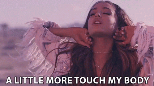 A Little More Touch My Body Caress GIF - A Little More Touch My Body Touch My Body Caress GIFs